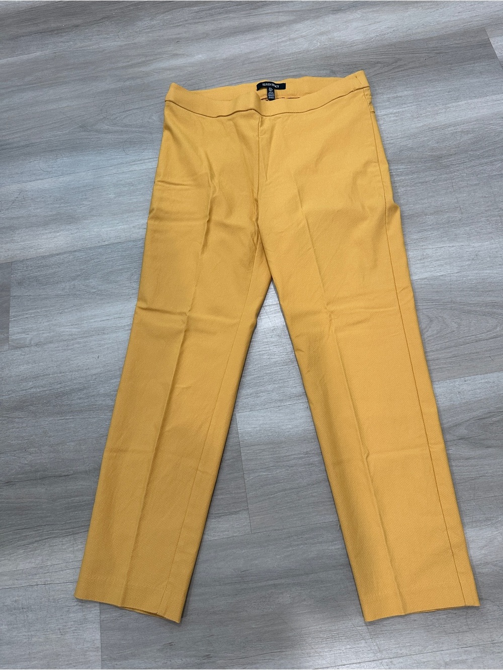 Ellen Tracy Mustard Yellow Trousers